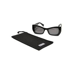 Urban Classics Unisex Sonnenbrille Sunglasses Tokio mit Aufbewahrungshülle, Cateye-Form, UV 400 Schutz, erhältlich in black, one size von Urban Classics