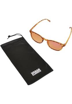 Urban Classics Unisex Sunglasses Arthur UC Sonnenbrille, Brown Leo/rosé, one Size von Urban Classics