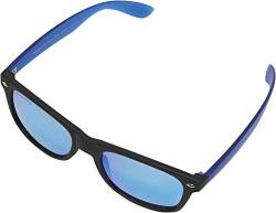 Urban Classics Unisex Sunglasses Likoma Mirror UC Sonnenbrille, Black/Blue, one Size von Urban Classics