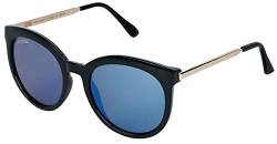 Urban Classics Unisex Sunglasses October UC Sonnenbrille, Black/Blue, one Size von Urban Classics