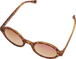 Urban Classics Unisex Sunglasses Retro Funk UC Sonnenbrille, Brown Leo/rosé, one Size von Urban Classics