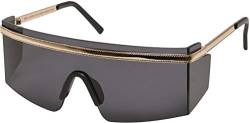 Urban Classics Unisex Sunglasses Sardinia Sonnenbrille, Black/Gold, Einheitsgröße EU von Urban Classics