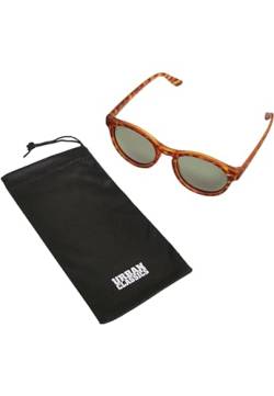 Urban Classics Unisex Sunglasses Sunrise UC Sonnenbrille, Brown Leo/Green, one Size von Urban Classics