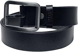 Urban Classics Unisex Synthetic Leather Thorn Buckle Basic Belt Gürtel, Black, S/M von Urban Classics