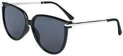 Urban Classics Unisex TB6453-Sunglasses Milano Sonnenbrille, Black/Silver, one Size von Urban Classics