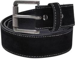 Urban Classics Unisex TB6550-Synthetic Leather Layering Belt Gürtel, Black, S/M von Urban Classics