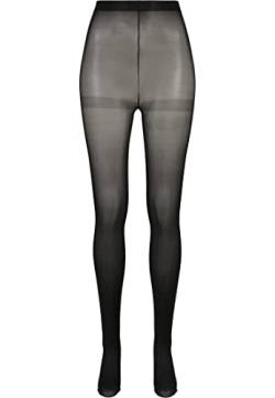 Urban Classics Unisex Tights 2-Pack Strumpfhose, Durchsichtig, Black, S/M von Urban Classics