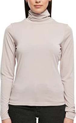 Urban Classics Women's TB4732-Ladies Modal Turtleneck Longsleeve T-Shirt, warmgrey, S von Urban Classics
