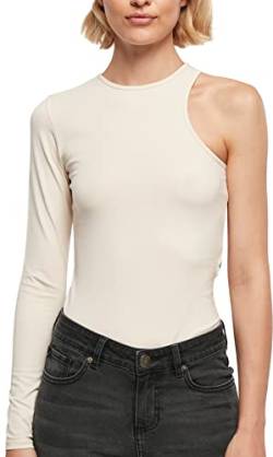 Urban Classics Women's Ladies Organic Stretch Asymmetric Body, whitesand, 5XL von Urban Classics