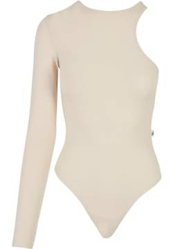 Urban Classics Women's TB5419-Ladies Organic Stretch Asymmetric Body, whitesand, M von Urban Classics