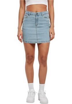 Urban Classics Women's Ladies Organic Stretch Denim Mini Skirt Rock, Bleached, 32 von Urban Classics