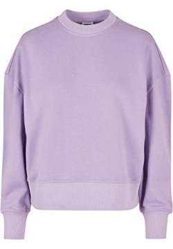 Urban Classics Women's TB5065-Ladies Oversized Terry Crewneck Sweatshirt, Lilac, 5XL von Urban Classics