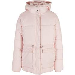 Urban Classics Women's TB5080-Ladies Waisted Puffer Jacket Jacke, pink, 4XL von Urban Classics