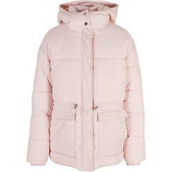 Urban Classics Women's TB5080-Ladies Waisted Puffer Jacket Jacke, pink, XL von Urban Classics