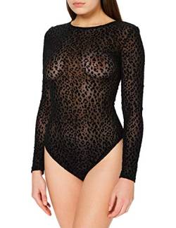 Urban Classics Womens TB3750-Ladies Flock Lace Body Base Layer, Schwarz, L von Urban Classics