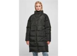 Winterjacke URBAN CLASSICS "Urban Classics Damen Ladies High Neck Puffer Coat" Gr. M, schwarz (black) Damen Jacken Winterjacken von Urban Classics