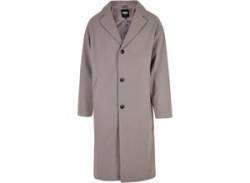 Wintermantel URBAN CLASSICS "Urban Classics Herren Long Coat" Gr. XL, grau (wolfgrey) Herren Mäntel Wintermäntel von Urban Classics