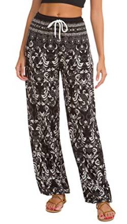 Urban CoCo Damen Blumendruck Boho Yoga Hose Haremshose Jogger Hose, #21, Groß von Urban CoCo