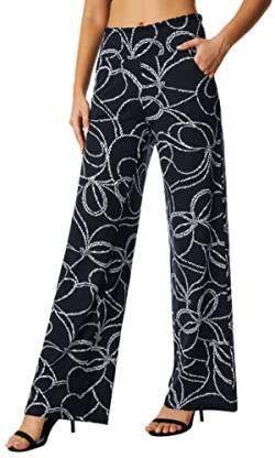 Urban CoCo Damen Boho Palazzo Hose Weites Bein Loungehose, #15, M von Urban CoCo