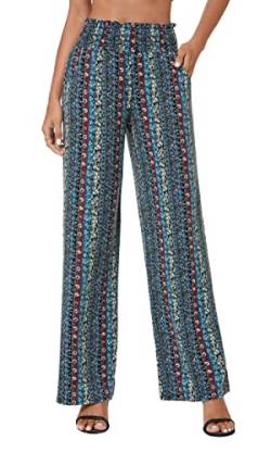 Urban CoCo Damen Boho Palazzo Hose Weites Bein Loungehose, #17, XX-Large von Urban CoCo