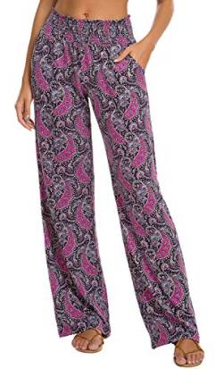 Urban GoCo Damen Boho Palazzo Pants Gr. XL, #8 von Urban GoCo