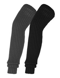 Urban GoCo Damen Stulpen Overknee Strick Beinwärmer (#3) von Urban GoCo