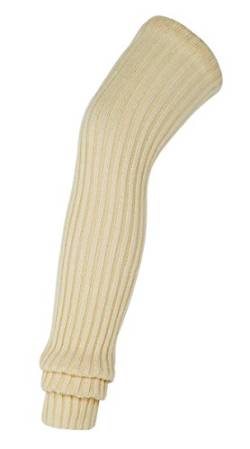 Urban GoCo Damen Stulpen Overknee Strick Beinwärmer (Beige) von Urban GoCo