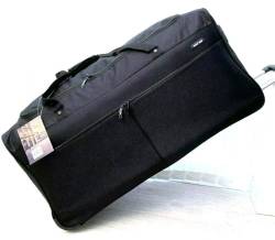 39L-202L Faltbare Reisetasche – Herren-Gepäck, Reisetrolley, Reisetasche, Koffer mit 2 großen Vordertaschen, 600D Material, Schwarz , Small 20", Koffer von Urban London