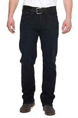 Urban Star Herren Jeans Relaxed Fit - Straight Leg Stretch Jeans für Herren - Ultimate Comfort Superflex Hose, Schwarz, 36W / 32L von Urban Star