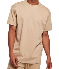 Urbandreamz Herren Heavy Oversized T-Shirt Unionbeige - 3XL - von Urbandreamz