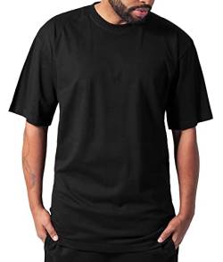 Urbandreamz Herren Tall T-Shirt Black - 4XL - von Urbandreamz