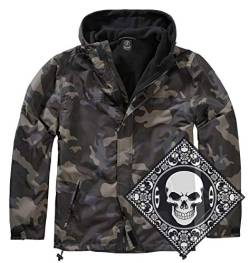 Urbandreamz Windbreaker Frontzip darkcamo Gr. 7XL von Urbandreamz