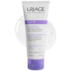 Uriage Gyn-8 Beruhigendes Intimwaschgel 100ml - Reinigt, Beruhigt Reizungen & Rötungen - Erhält Das Natürliche Gleichgewicht - Physiologischer pH-Wert von Uriage