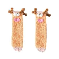 Urijk Warm Cozy Fluffy Cartoon Monster Socks Flauschige Socken Soft Floor Socken Dicke Winter Socken Wärmebettsocken Funny Fuzzy Socks Damen Fuzzy Socks Für Winter Frauen Und Mama von Urijk