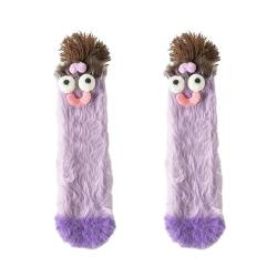 Urijk Warm Cozy Fluffy Cartoon Monster Socks Flauschige Socken Soft Floor Socken Dicke Winter Socken Wärmebettsocken Funny Fuzzy Socks Damen Fuzzy Socks Für Winter Frauen Und Mama von Urijk