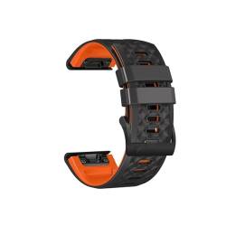 22 26-mm-Smartwatch-Armbänder passend for Garmin Fenix ​​7 7X 6 6X Pro 5 5X Plus EPIX/VERTIX 2 Einfache Passform for Garmin Forerunner 935 945 Armband (Color : B, Size : QuickFit 22mm) von UsmAsk