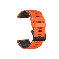 22 26-mm-Smartwatch-Armbänder passend for Garmin Fenix ​​7 7X 6 6X Pro 5 5X Plus EPIX/VERTIX 2 Einfache Passform for Garmin Forerunner 935 945 Armband (Color : C, Size : QuickFit 26mm) von UsmAsk