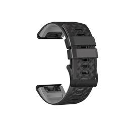 22 26-mm-Smartwatch-Armbänder passend for Garmin Fenix ​​7 7X 6 6X Pro 5 5X Plus EPIX/VERTIX 2 Einfache Passform for Garmin Forerunner 935 945 Armband (Color : E, Size : QuickFit 22mm) von UsmAsk