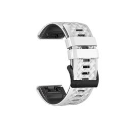 22 26-mm-Smartwatch-Armbänder passend for Garmin Fenix ​​7 7X 6 6X Pro 5 5X Plus EPIX/VERTIX 2 Einfache Passform for Garmin Forerunner 935 945 Armband (Color : J, Size : QuickFit 22mm) von UsmAsk