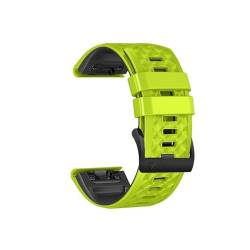 22 26-mm-Smartwatch-Armbänder passend for Garmin Fenix ​​7 7X 6 6X Pro 5 5X Plus EPIX/VERTIX 2 Einfache Passform for Garmin Forerunner 935 945 Armband (Color : K, Size : QuickFit 22mm) von UsmAsk