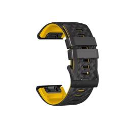 22 26-mm-Smartwatch-Armbänder passend for Garmin Fenix ​​7 7X 6 6X Pro 5 5X Plus EPIX/VERTIX 2 Einfache Passform for Garmin Forerunner 935 945 Armband (Color : L, Size : QuickFit 22mm) von UsmAsk