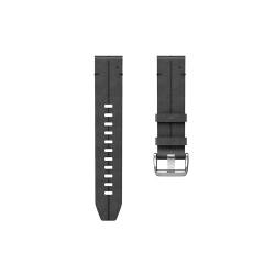 22 26mm Fit for Garmin Lederband 5Plus 6Pro 7Pro Quick Release Armband Gürtel Sport Uhr Band Fenix7XPro 5XPlus 6XPro Armbandacele (Color : Black-silver buckle, Size : 26mm) von UsmAsk