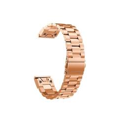 26 22 20 mm Schnellverschluss, einfach zu montierendes Edelstahl-Uhrenarmband, passend for Garmin Fenix ​​5X 5 5s 3 3HR S60 D2 Mk1 Uhr (Color : Rose gold, Size : 20mm) von UsmAsk