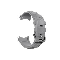 26MM passend for Garmin Silikon-Uhrenarmband for Instinct 2X SmartWatch Armband Band Instinct2x Solar Sport Ersatz-Wirstbandgürtel (Color : Gray, Size : Garmin Instinct 2X) von UsmAsk