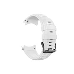 26MM passend for Garmin Silikon-Uhrenarmband for Instinct 2X SmartWatch Armband Band Instinct2x Solar Sport Ersatz-Wirstbandgürtel (Color : White, Size : Garmin Instinct 2X) von UsmAsk