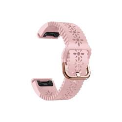 Quick fit 20mm fit for Garmin Fenix ​​6s Pro 5s Plus 7s Armband for Fenix ​​7s Armband Frau Silikon Wirstband Instinct 2S (Color : Pink 1, Size : For Fenix 5S) von UsmAsk