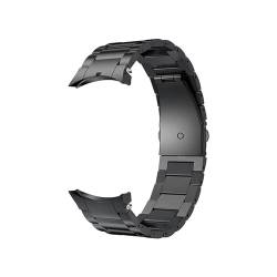 Titan-Metallarmband passend for Samsung Galaxy Watch 6 4 Classic 47 mm 46 mm 43 mm/passend for Galaxy Watch5 Pro 45 mm/40 mm 44 mm Band ohne Lücken (Color : Black) von UsmAsk