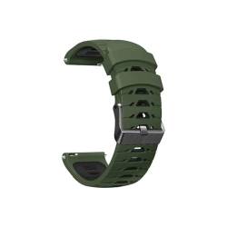 UsmAsk 22 mm Uhrenarmband, passend for HAYLOU Watch R8. Armband, passend for HAYLOU Watch R8 (Color : Army Green Black, Size : HAYLOU Watch R8) von UsmAsk