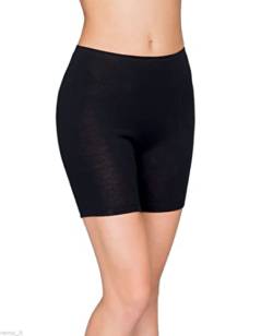 UTENOS 100% Merinowolle Damen Taillenslip (M, Schwarz) von Utenos