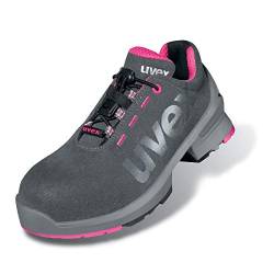 Uvex 1 Arbeitsschuhe - Sicherheitshalbschuhe S2 SRC ESD - Pink, Größe:41 von Uvex